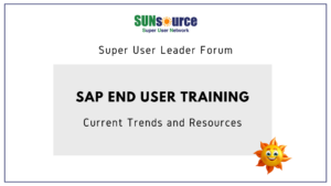 End User Training Trends and Resources